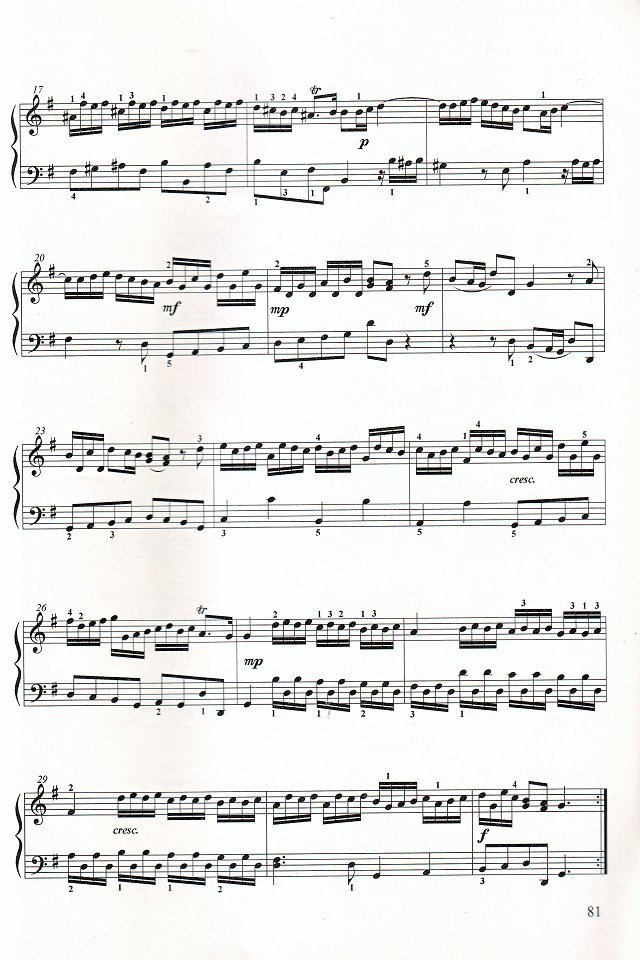 合集 第六级 复调 前奏曲 凯列尔曲